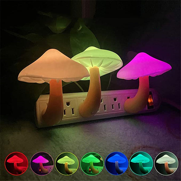 Mushroom Glow Light